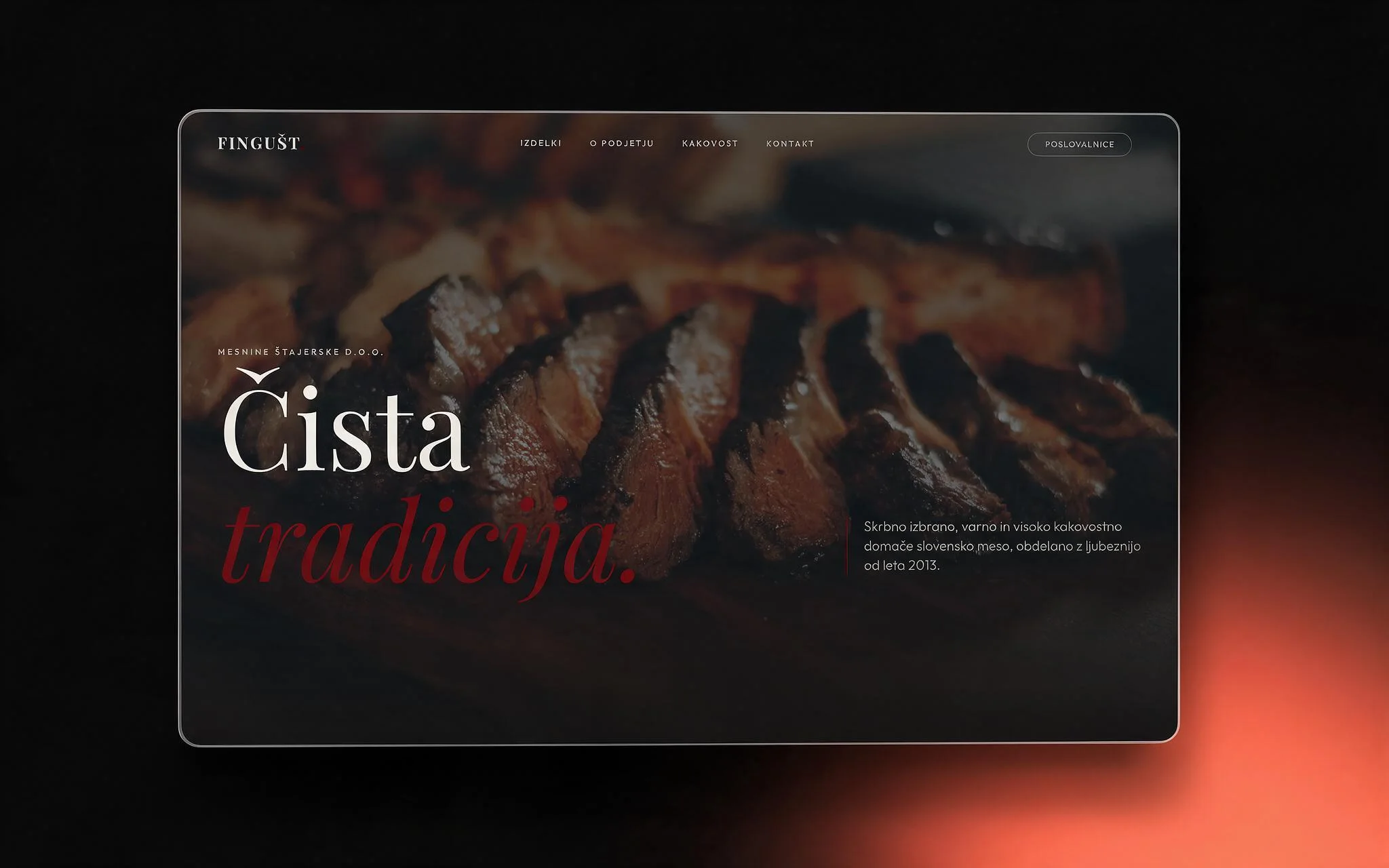 Fingušt, Website-Entwicklung