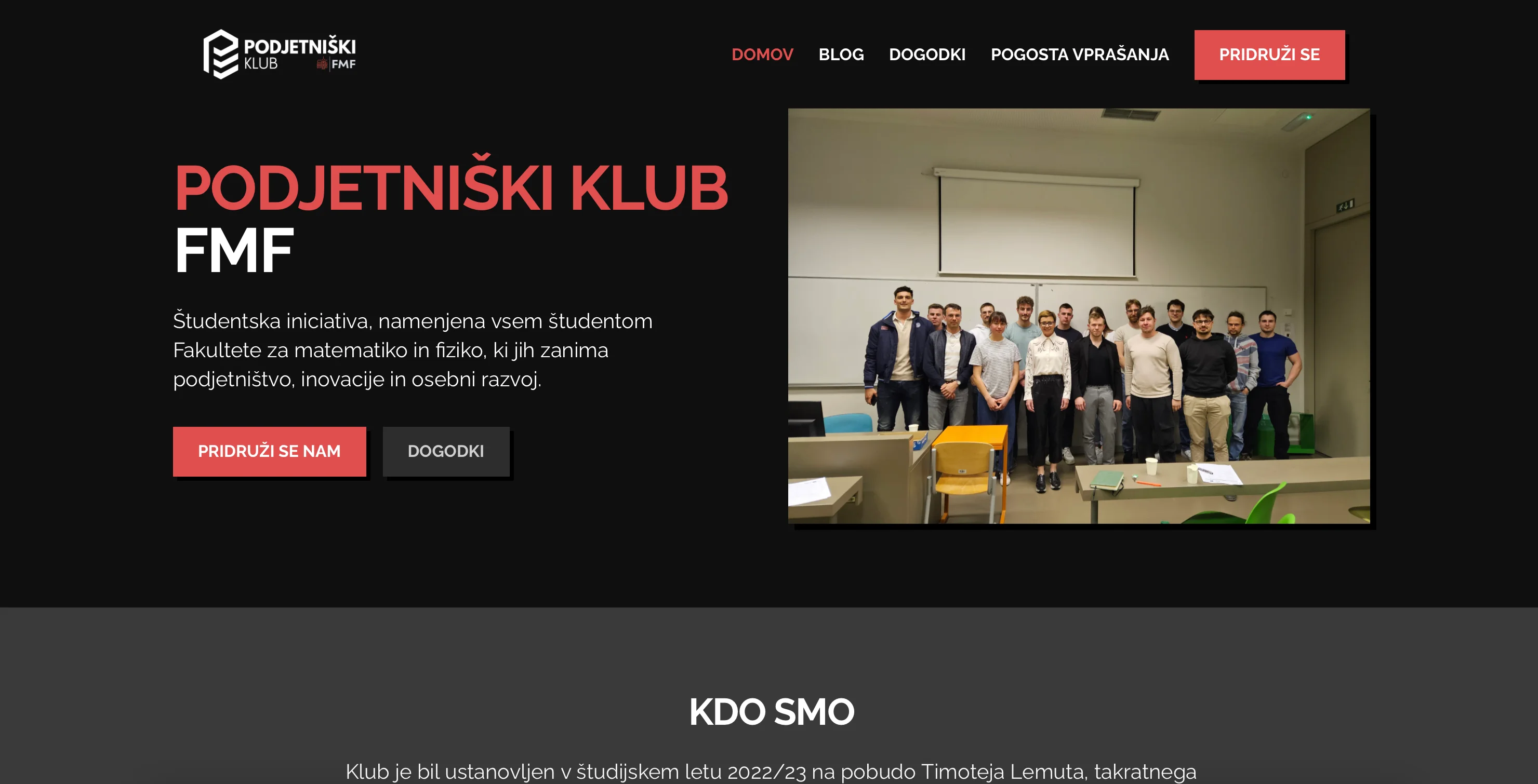 Podjetniški klub FMF