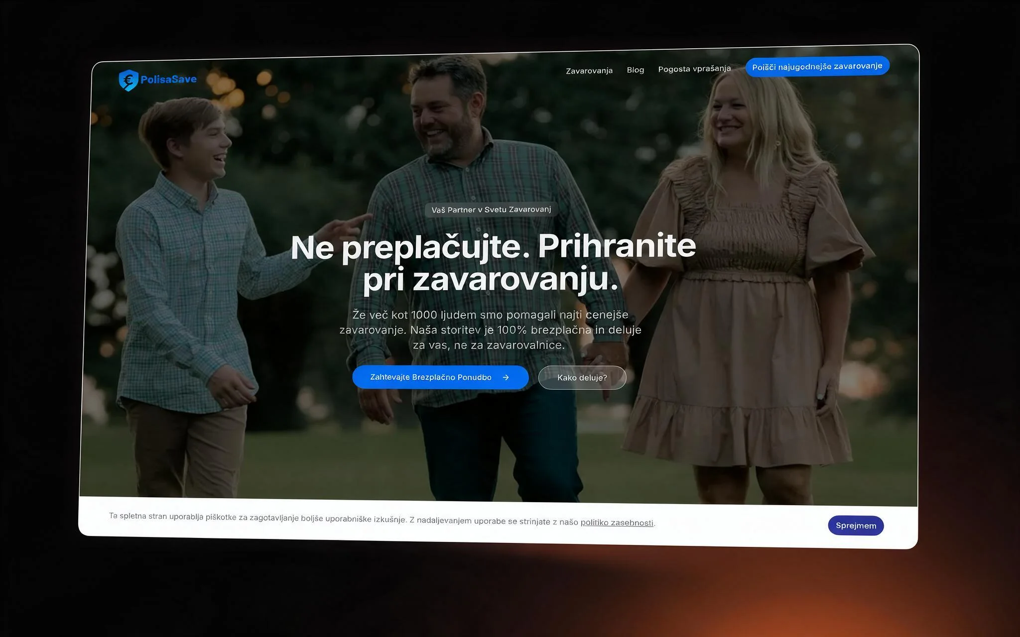 PolisaSave, Website-Entwicklung
