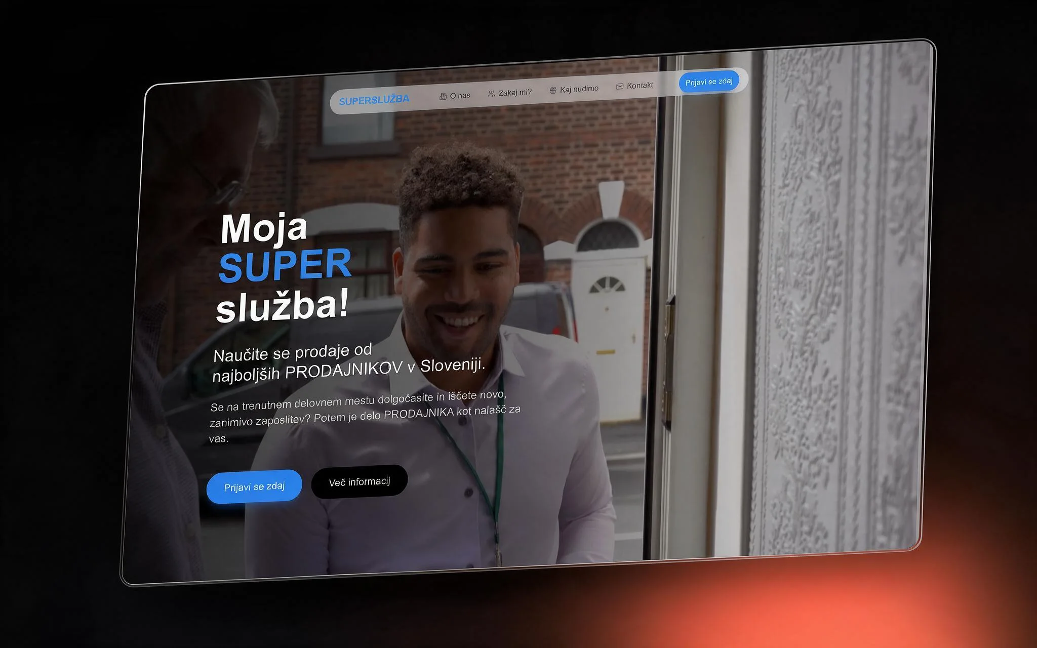 Superslužba, Website-Entwicklung