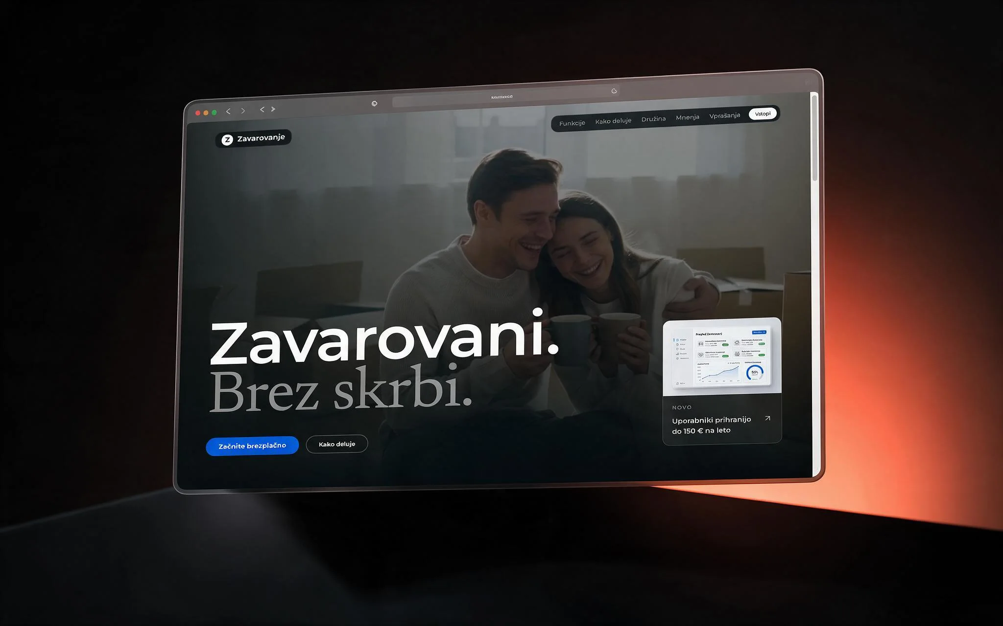 Zavarovanje, Web-App-Entwicklung